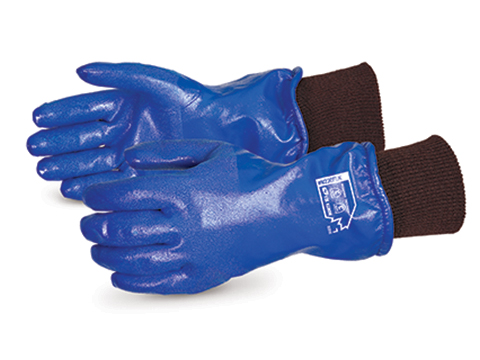 Product ID: N230FLK Superior Glove® North Sea™ Winter Nitrile Coated Gloves w/ Knit Cuff